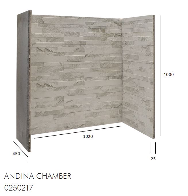 Andina fireplace chamber