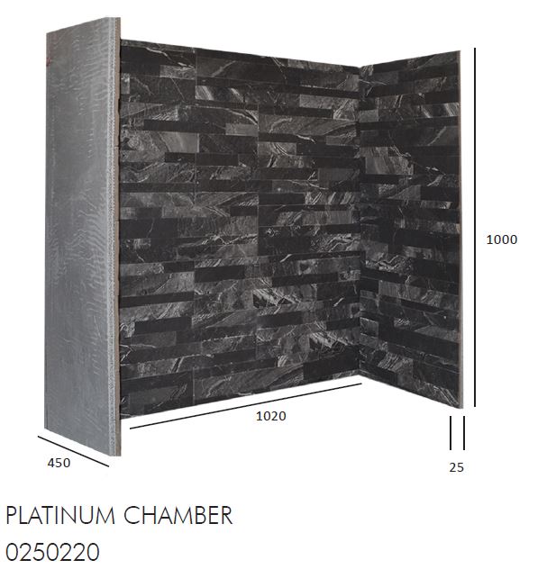 Platinum fireplace chamber