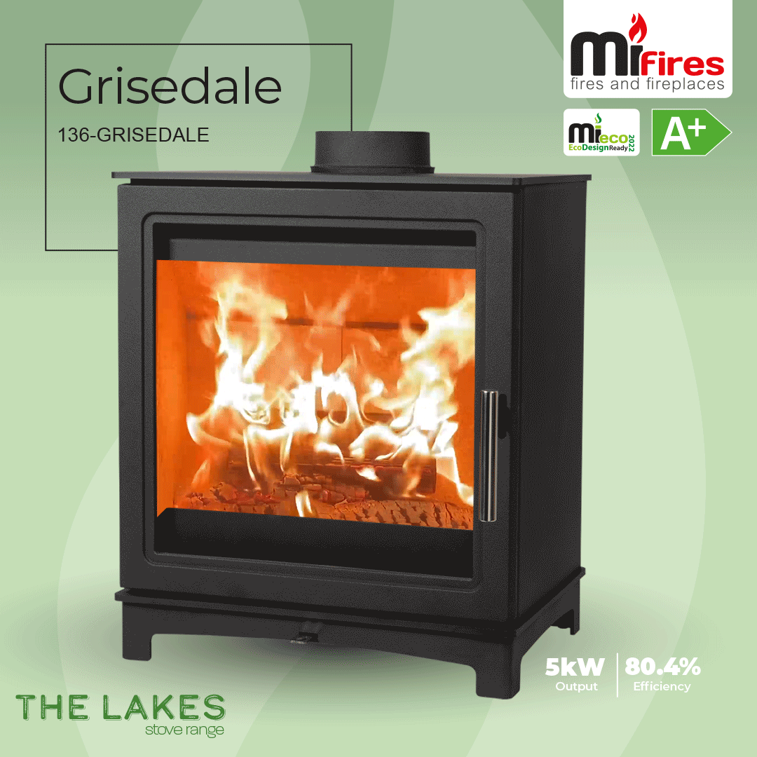 Grisedale 136 wood-burning stove from The Lakes range