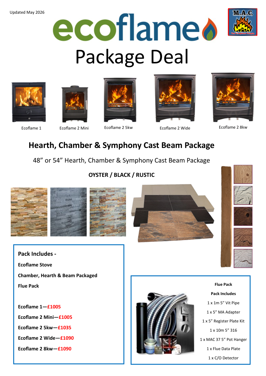 Ecoflame Special Offers