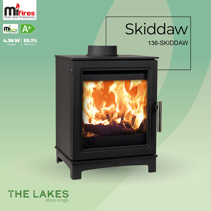 Skiddaw 136 wood-burning stove from The Lakes range